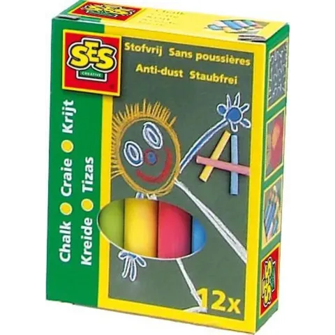 Ses Krijt Gekleurd 12 Stuks