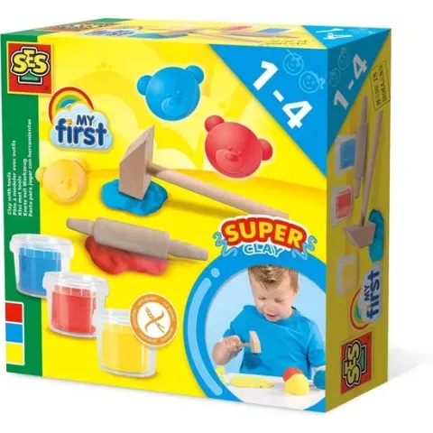 SES My First - Klei met tools 3x90gr
