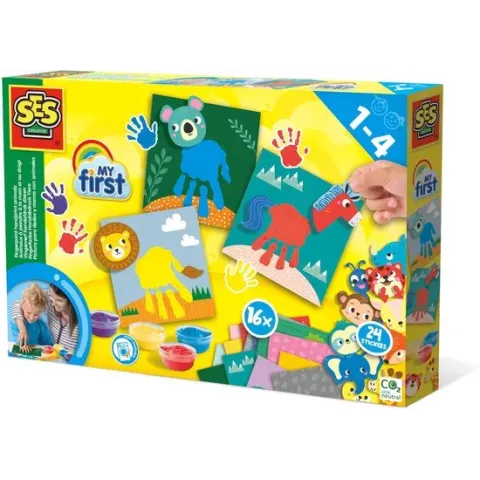 SES - My first - Vingerverf handafdruk dieren