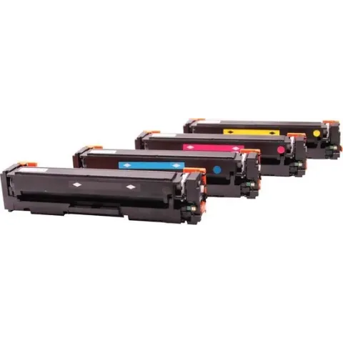 Set 4x huismerk toner voor HP Laserjet Pro M252 M252dw M252n M274 M274dn M274n MFP M277 M277dw M277n 201X CF400X CF401X CF402X CF403X van ABC