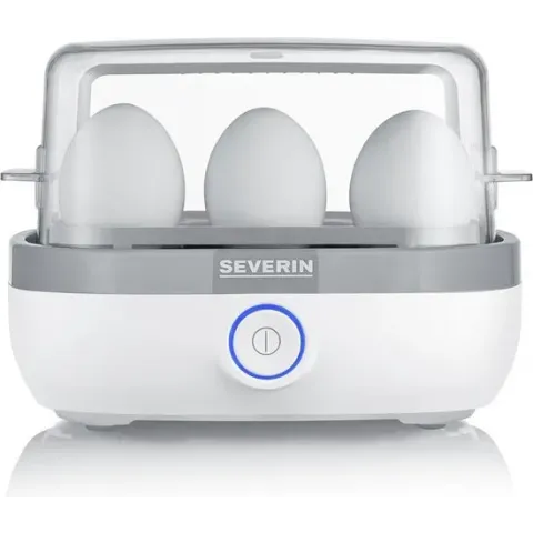 Severin EK 3164 - Eierkoker - wit/grijs