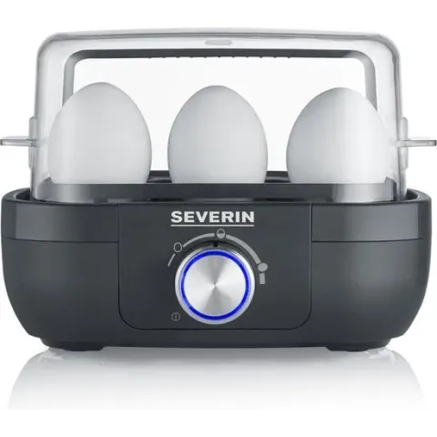 Severin EK 3166 - Eierkoker - mat zwart