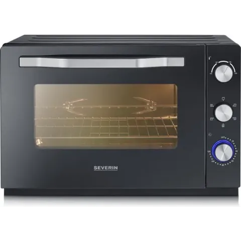 Severin TO 2073 - Vrijstaande Oven - Zwart
