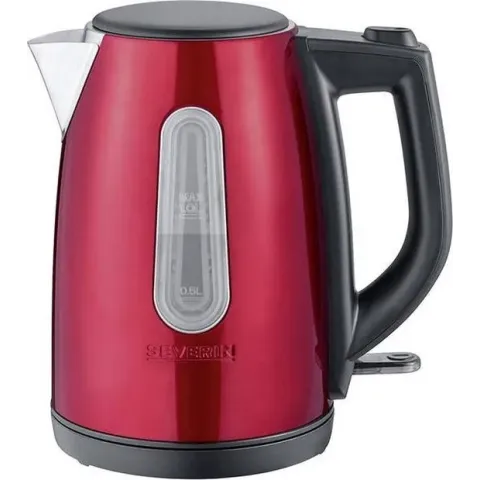 Severin WK3417 Waterkoker 1L 2200W Rood