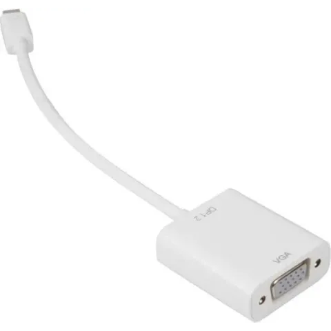 Sharkoon 0.15m, Mini DisplayPort/VGA 0.15m Mini DisplayPort VGA (D-Sub) Wit