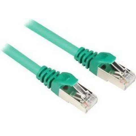 Sharkoon 0.25m Cat.6 S/FTP netwerkkabel 0,25 m Cat6 S/FTP (S-STP) Groen