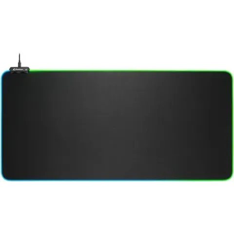 Sharkoon 1337 RGB V2 Gaming Mat Zwart Game-muismat