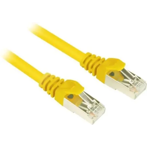 Sharkoon 4044951014750 - Netwerkkabel - RJ45 - 25 cm - Geel