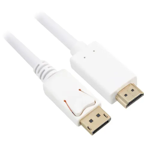 Sharkoon Displayport 1.2 > HDMI kabel, 1 meter 4K