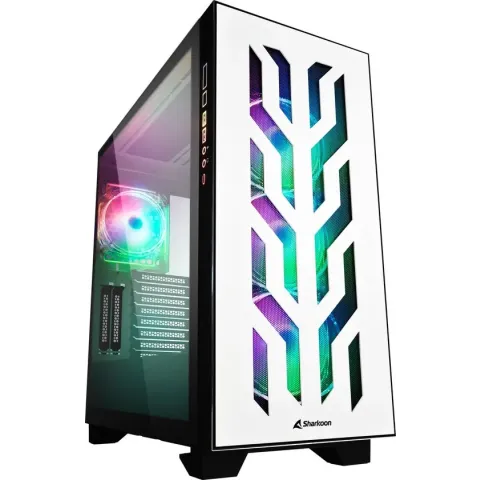 Sharkoon ELITE SHARK CA300T Midi Tower Wit