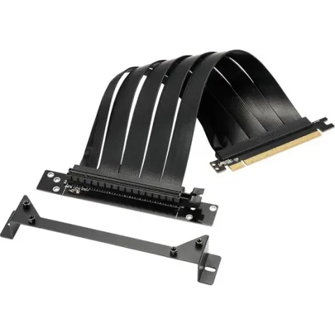 Sharkoon Vertical Graphics Card Kit - Houder voor videokaart PCIe 3.0 x16 riser kabel - zwart