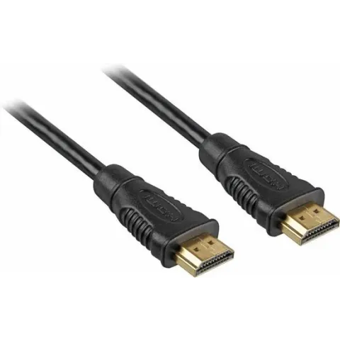 Sharkoon High Speed HDMI Kabel met Ethernet 1m Verguld - Zwart