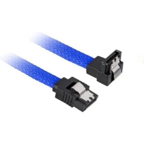 Sharkoon SATA 3 SATA-kabel 0,45 m Zwart, Blauw SATA 7-pin