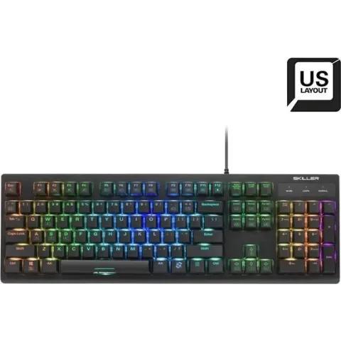 Sharkoon SKILLER SGK30 toetsenbord USB QWERTY Amerikaans Engels Zwart