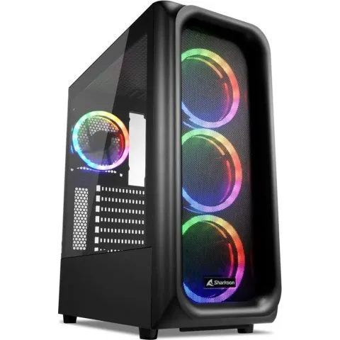 Sharkoon TK5M RGB ATX Desktop Zwart