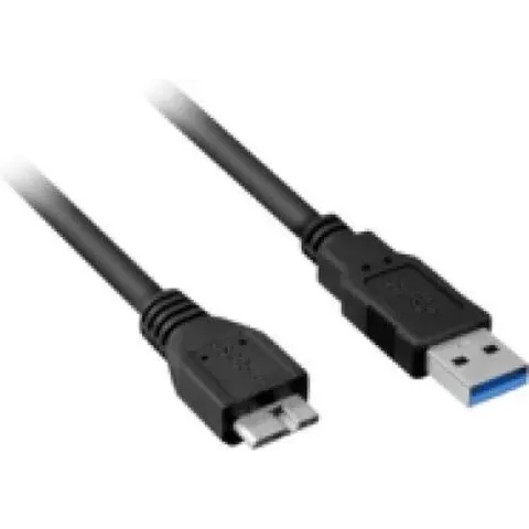 Sharkoon - USB 3.0 A Male naar USB 3.0 Micro Male - 2 m
