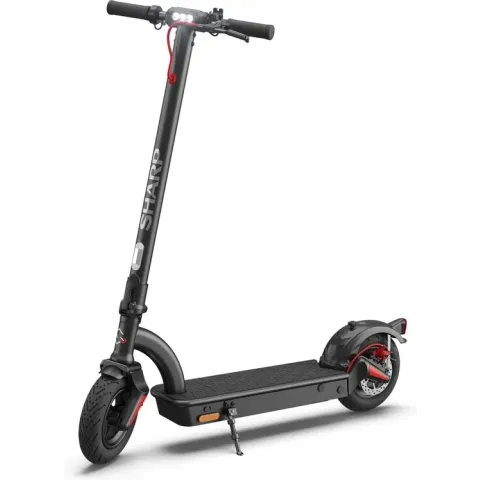 Sharp KS2AEU-B e-Scooter - 10 inch - ingebouwd display - achtervering - appbediening