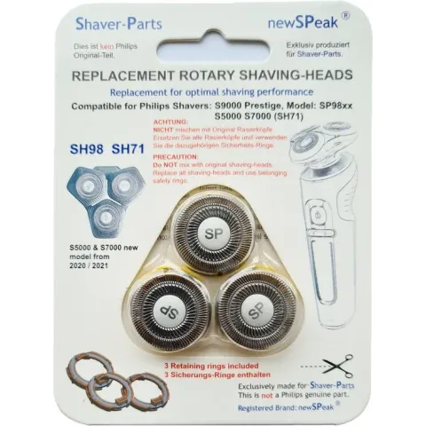Shaver-Parts Scheerhoofd Alt Sh98/sh71