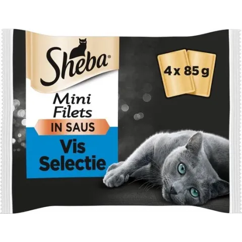Sheba Zeebuffet Multipack - 4 Zakjes