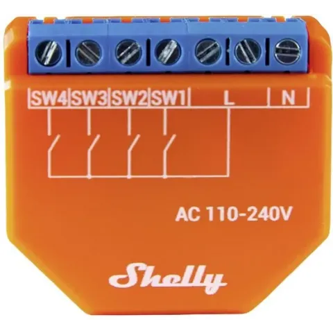 Shelly Plus i4 Shelly Controller WiFi, Bluetooth