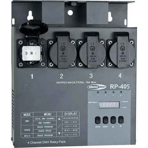 Showtec RP-405 MKII Relay Pack Switchpack