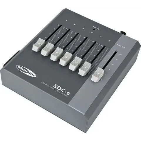 Showtec Showtec SDS-6, 6-kanaals DMX controller Home entertainment - Accessoires