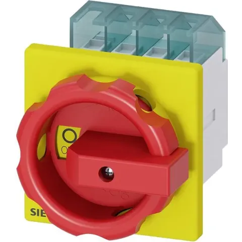 Siemens 3LD20030TK53 Belastbare scheidingsschakelaar Rood, Geel 3-polig 6 mm² 16 A 690 V/AC