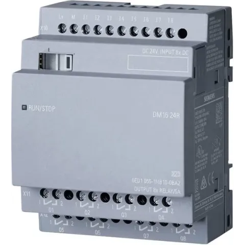 Siemens LOGO! DM16 24R 0BA2 PLC-uitbreidingsmodule 24 V/DC