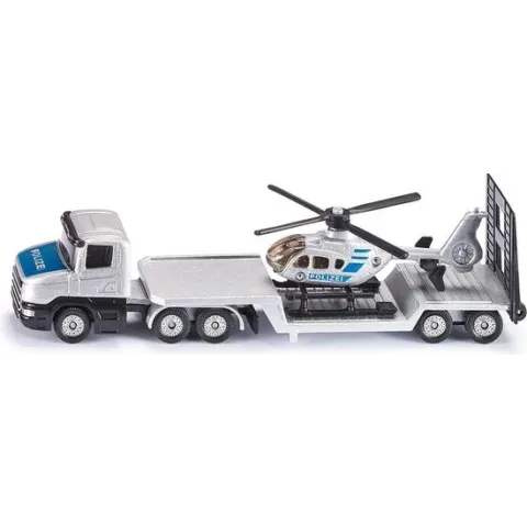 SIKU 1610 Dieplader met Helikopter