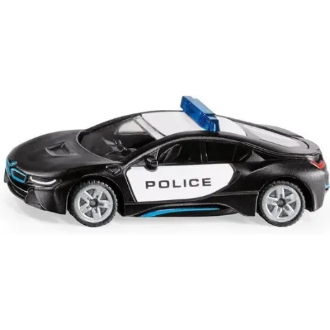 Siku Bmw I8 Us-police Politieauto 8 Cm Staal Zwart/wit (1533)