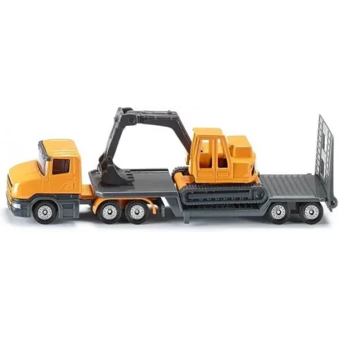 SIKU Dieplader met Shovel - Speelgoedvoertuig