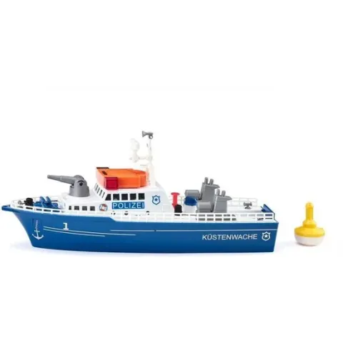 Siku Politieboot Licht En Geluid 318 X 88 X 138 Mm Blauw/wit
