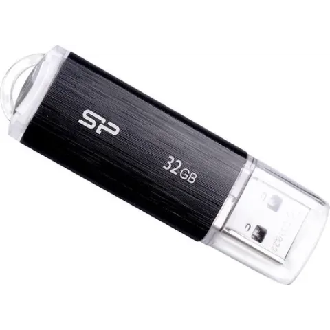 Silicon Power 32GB Ultima U02 USB 2.0 flashdrive Zwart