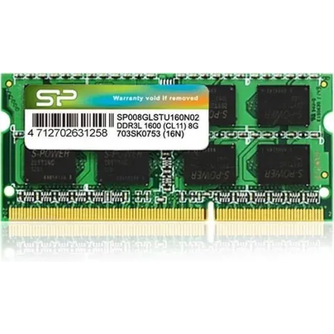 Silicon Power 8GB 204 pin DDR3L SO-DIMM 1600 MHz