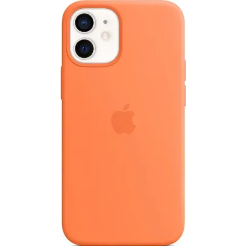 Siliconenhoesje met MagSafe voor iPhone 12 Mini - Kumquat / Oranje