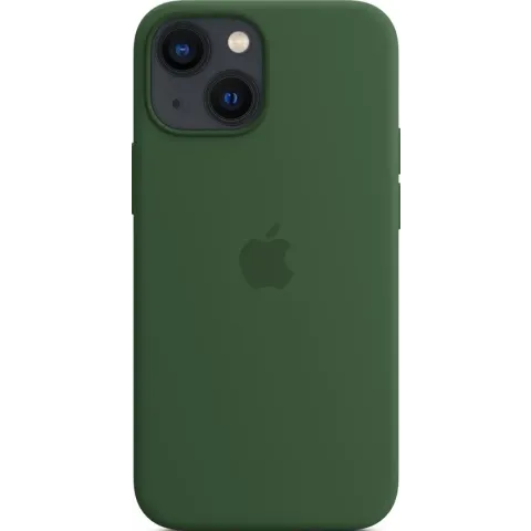 Siliconenhoesje met MagSafe voor iPhone 13 mini - Klaver