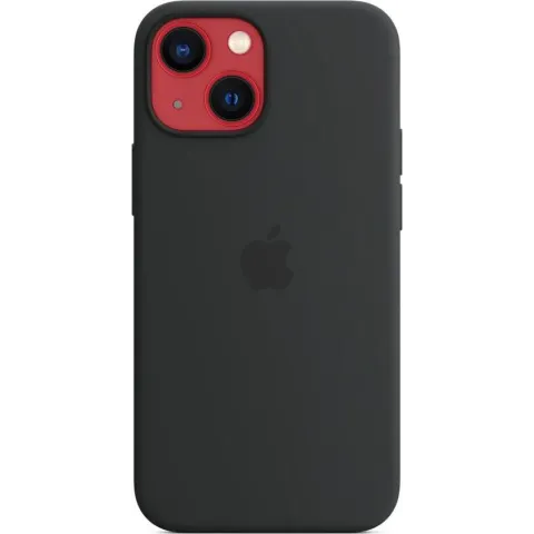 Siliconenhoesje met MagSafe voor iPhone 13 mini - Middernacht