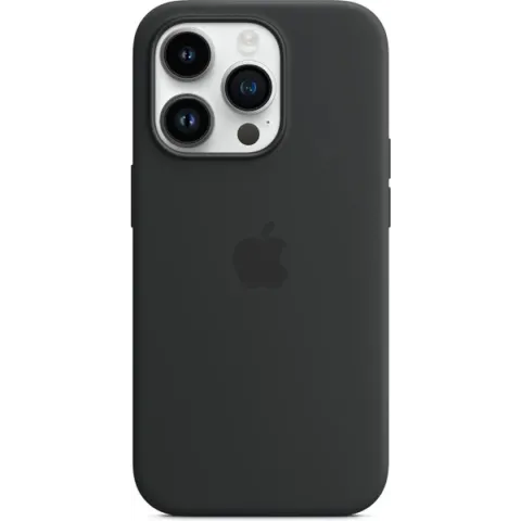 Siliconenhoesje met MagSafe voor iPhone 14 Pro - Middernacht