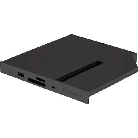 Silverstone FPS01-C I/O ports paneel Zwart