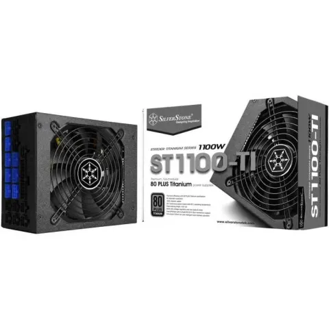 SilverStone SST-ST1100-TI v2.0, 1100 Watt voeding 8x PCIe, Kabel-Management