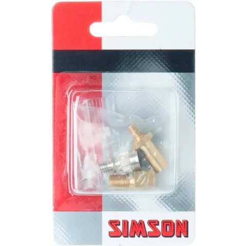 Simson - Oppompverloopnippel - Bruin