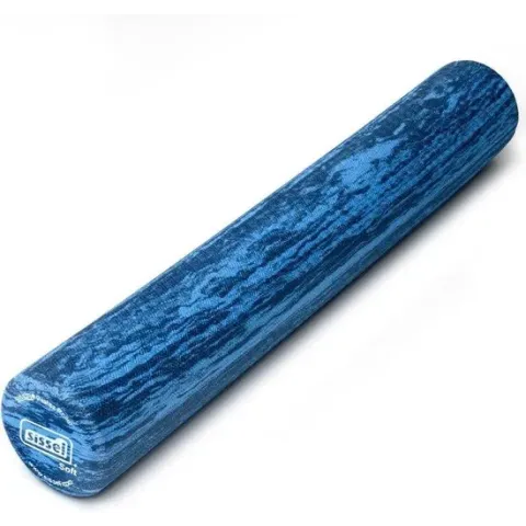 SISSEL Pilates Roller Pro Soft 90 cm blauw gemarmerd - SIS-310.015