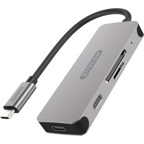 Sitecom CN-406 USB-C Hub & Cardreader