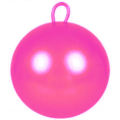 Skippybal roze 60 cm voor kinderen - Skippyballen buitenspeelgoed voor jongens/meisjes - Sport en spel