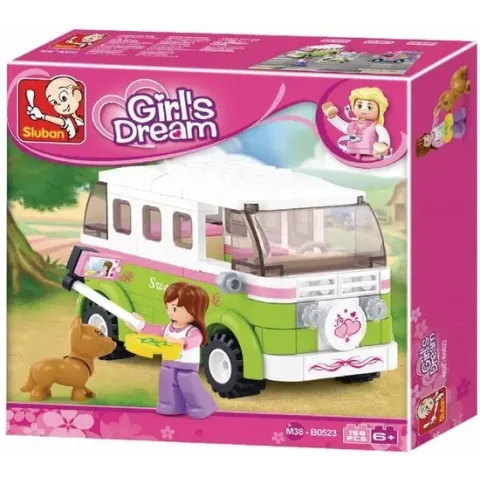 Sluban Girls Dream - Kampeerwagen / Minibus M38-B023Sluban