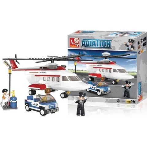 Sluban helikopter bouwdoos