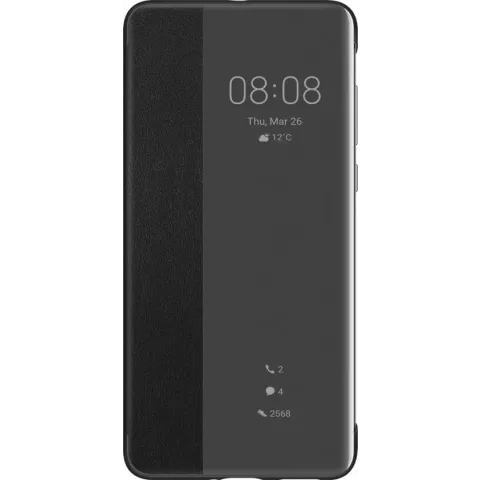 Smart View Flip Case Huawei P40 hoesje - Zwart