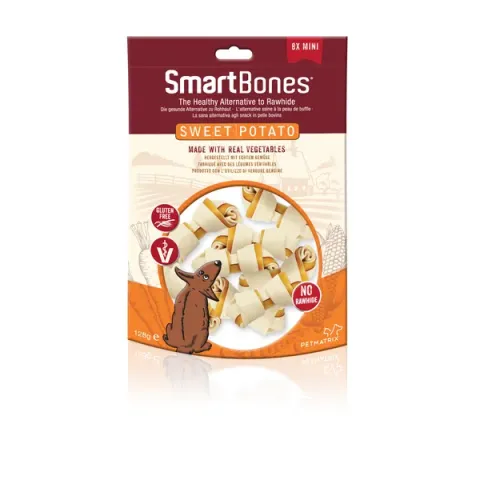 Smartbones Sweet Potato Classic Bone Chews Aardappel - Hondensnacks - Mini