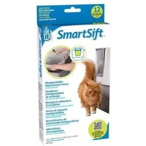 SMARTSIFT biologisch afbreekbare zak 40L + 12 zakken