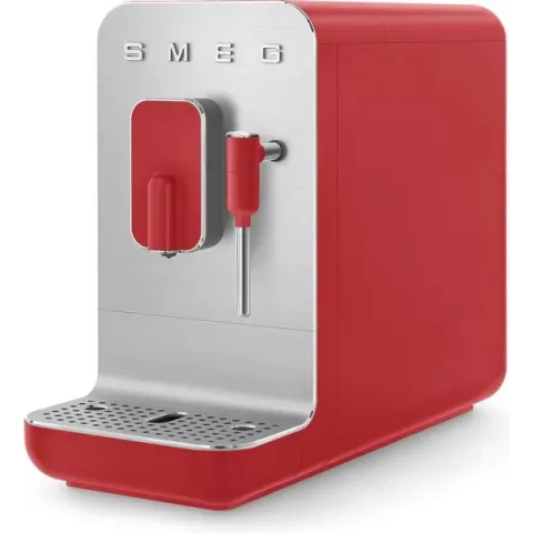 Smeg Espressomachine rood - Melkopschuimer - Volledig automatisch - Espressomachine 1,4 l